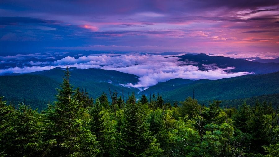 Clingman’s Dome at Great Smoky Mountains National Park