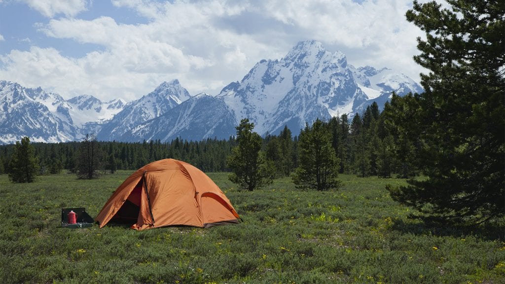 Camping in Grand Teton