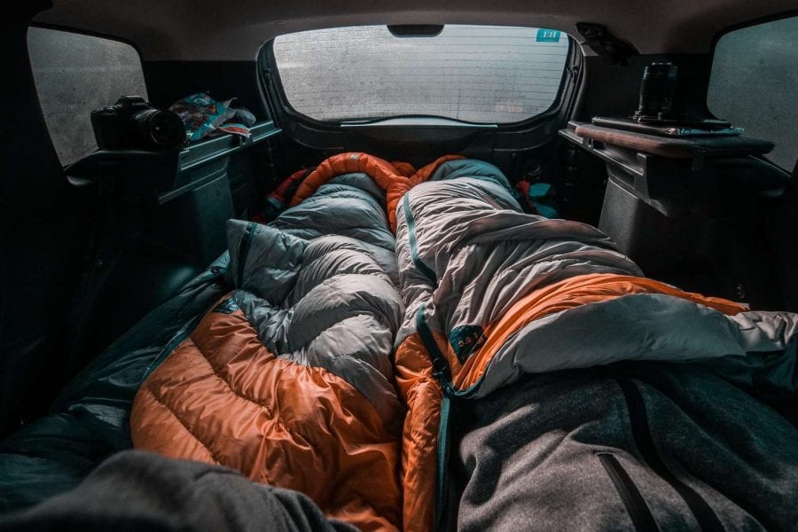 Car Camping in Winter
