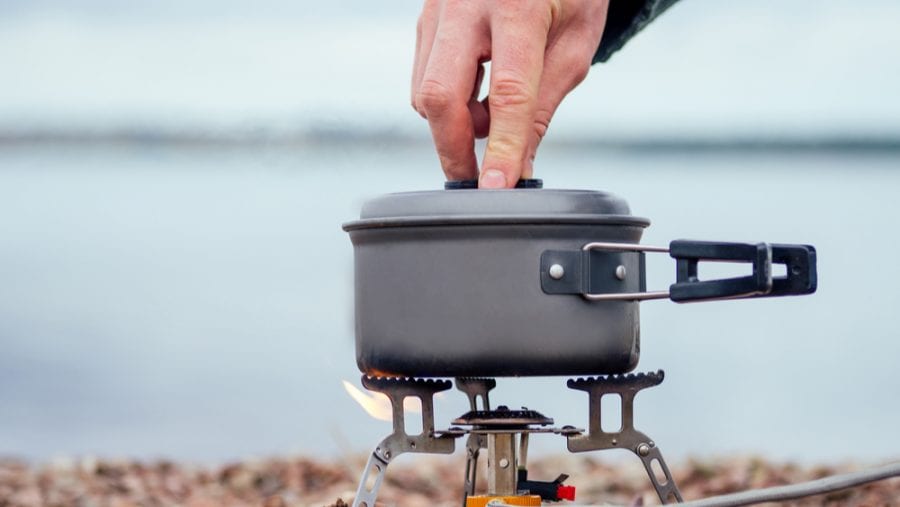 gas powered camping stove