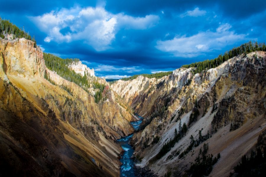 Yellowstone National Park in north america