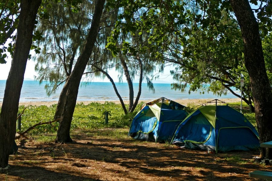 Campsite by the Beach